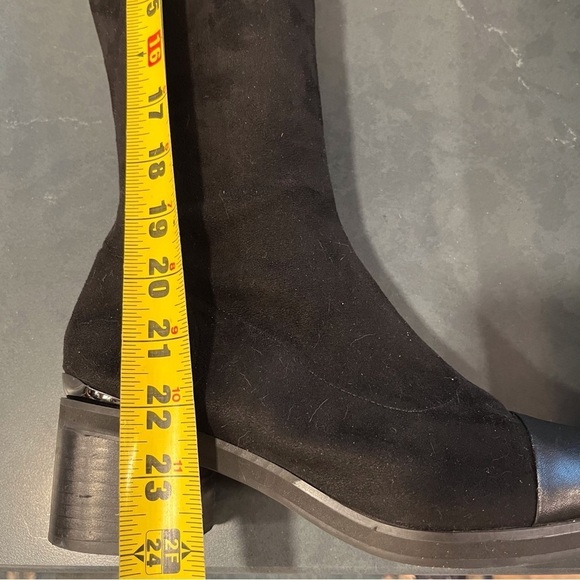 Camel Century Legend sz 250 US 8.5 black leather tall OTK boots - Picture 12 of 15